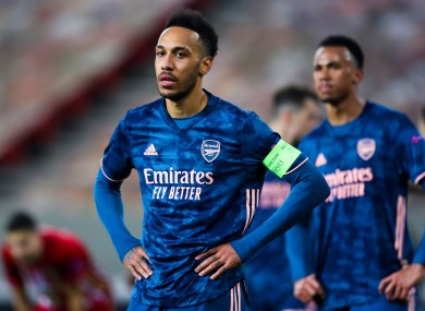 Pierre-Emerick Aubameyang (file pic).