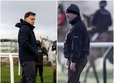 Trainers Henry De Bromhead and Gordon Elliott (file photo).