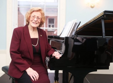 Dr Veronica Dunne pictured at the launch of the eighth Veronica Dunne International Singing Competition in 2015.