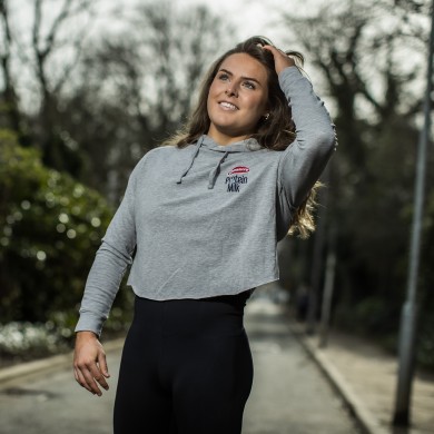 Connacht and Ireland's Béibhinn Parsons was on hand today to launch Avonmore Protein Milk's 'Bring Your All' campaign.