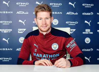 Kevin De Bruyne has signed a new contract extension at Manchester City.