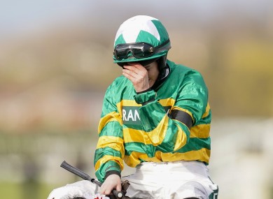 History made: Rachael Blackmore celebrates winning the Aintree Grand National.