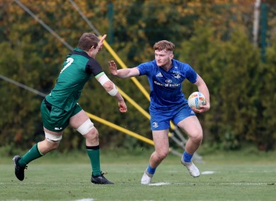 Martin in action for Leinster at the IRFU Academy 7s Tournament last November.