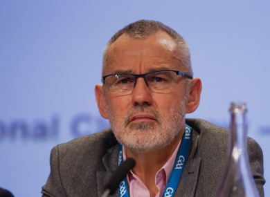 GAA president Larry McCarthy.