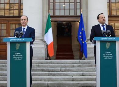The two party leaders moved to reassure people that the plan to reopen the country remains unchanged. (File image).
