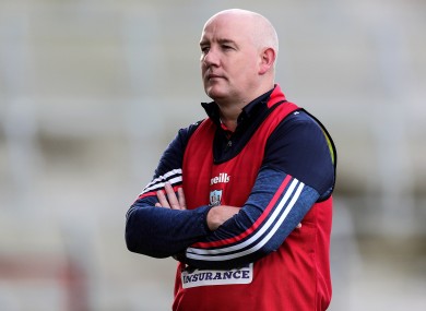 Cork manager Ronan McCarthy.