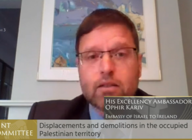 Israeli Ambassador to Ireland Ophir Kariv.