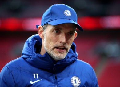 Chelsea manager Thomas Tuchel (file pic).