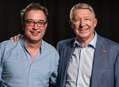 Jason Ferguson and his father, Alex Ferguson.