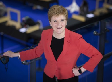 SNP leader Nicola Sturgeon insisted her party had won the Scottish election ’emphatically’