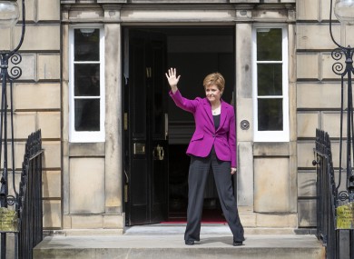 First Minister Nicola Sturgeon told the Prime Minister that it was ‘when not if’ for a second independence referendum