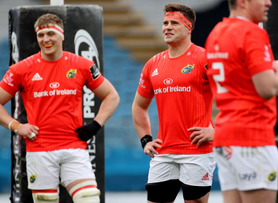 Coombes (l) is ready to replace Stander (r).