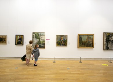 People at the reopening of the National Gallery last summer.