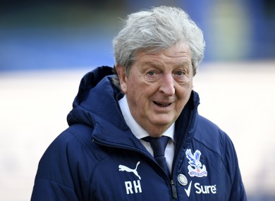 Crystal Palace manager Roy Hodgson.