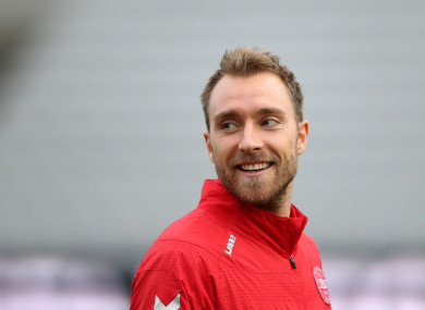 File photo Denmark's Christian Eriksen.