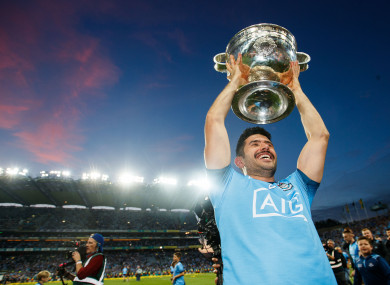 Cian O'Sullivan raises Sam Maguire