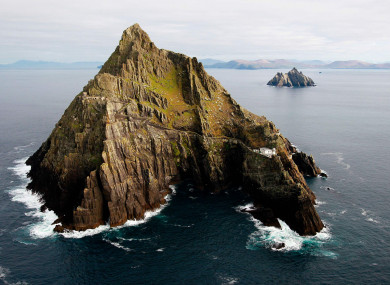 A view of the Skelligs off the coast of Co Kerry