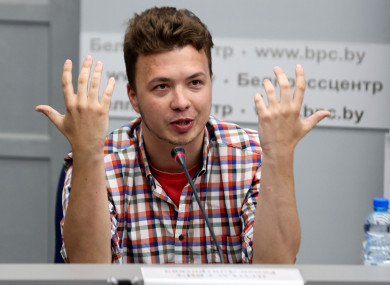 Belarusian dissident journalist Raman Pratasevich