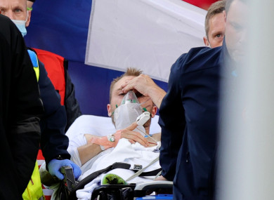 Denmark midfielder Christian Eriksen suffered a cardiac arrest on the pitch on Saturday.