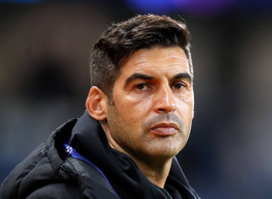 Paulo Fonseca (file pic).