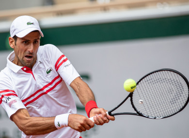 Novak Djokovic.
