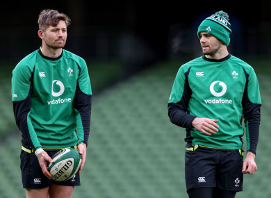 Ross Byrne missed out as younger brother Harry made the Ireland squad.