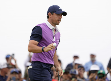 Rory McIlroy in action at Torrey Pines.