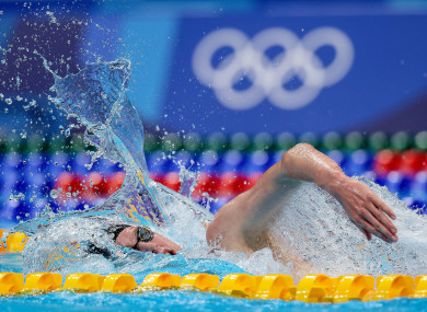 Daniel Wiffen in action in Tokyo.