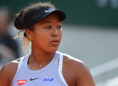 Japan's Naomi Osaka (file pic).