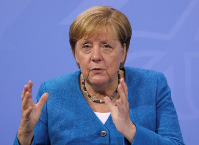 German Chancellor Angela Merkel