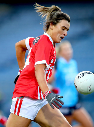 Doireann O'Sullivan, continuing her return to full fitness, landed a couple of late points to see Cork safely over the line (file pic).
