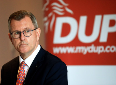 Newly elected DUP leader Jeffrey Donaldson.