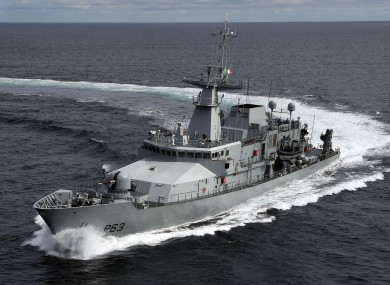 The LÉ William Butler Yeats detained the French registered vessel.
