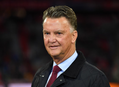 Dutchman Louis van Gaal.