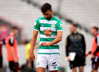 Daniel Mandroiu after last weekend's defeat to Bohemians.
