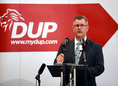 DUP leader Jeffrey Donaldson