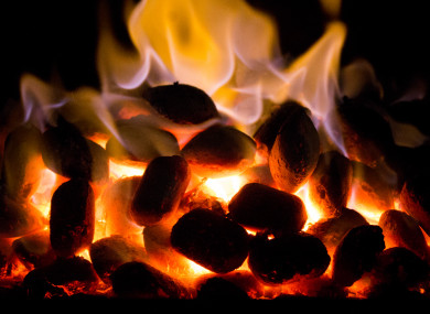 File photo of coal fire