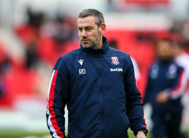 Stoke City's first team coach Rory Delap (file pic).