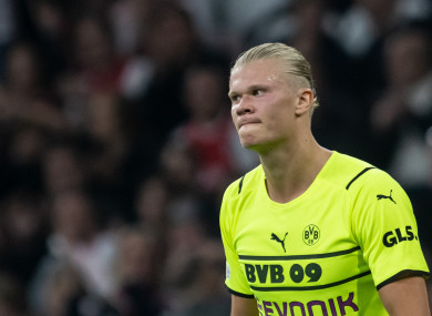 Dortmund's Erling Haaland.