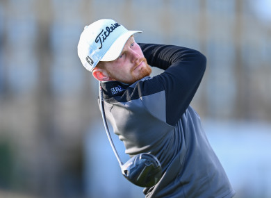 John Murphy pictured during last week's successful outing at the Alfred Dunhill Links Championship at St Andrews.