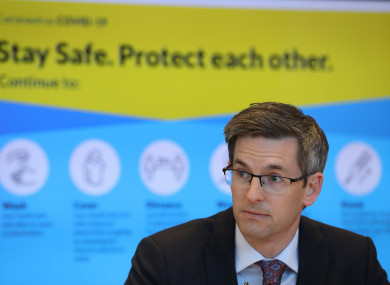 Deputy Chief Medical Officer Dr Ronan Glynn