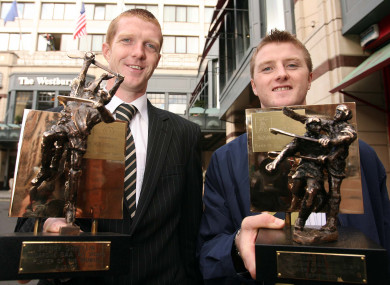 Henry Shefflin and Aidan Fogarty pictured together in 2006.