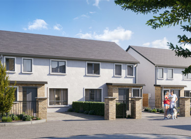 A CGI rendering of new homes at Ravens Mill.