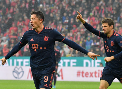 File photo of Robert Lewandowski.