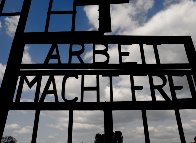 The gates of Sachsenhausen concentration camp