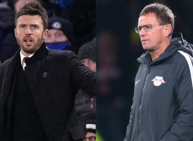 Michael Carrick and Ralf Rangnick.