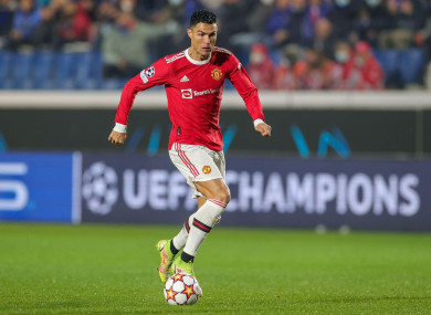 Cristiano Ronaldo (file pic).