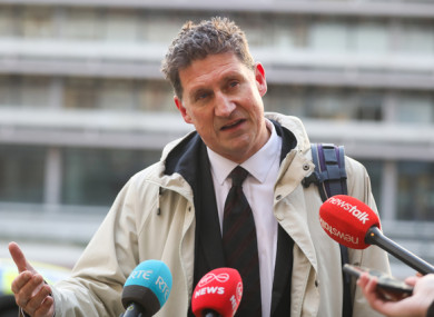 Eamon Ryan pictured earlier this week in Dublin.