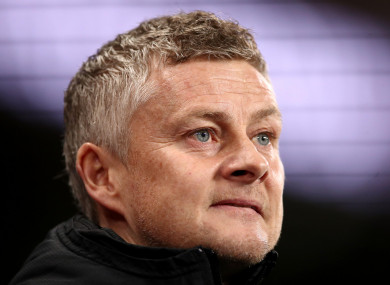 Ole Gunnar Solskjaer (file pic).