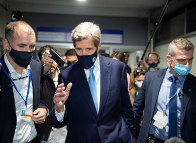 US climate envoy John Kerry at COP26 today.